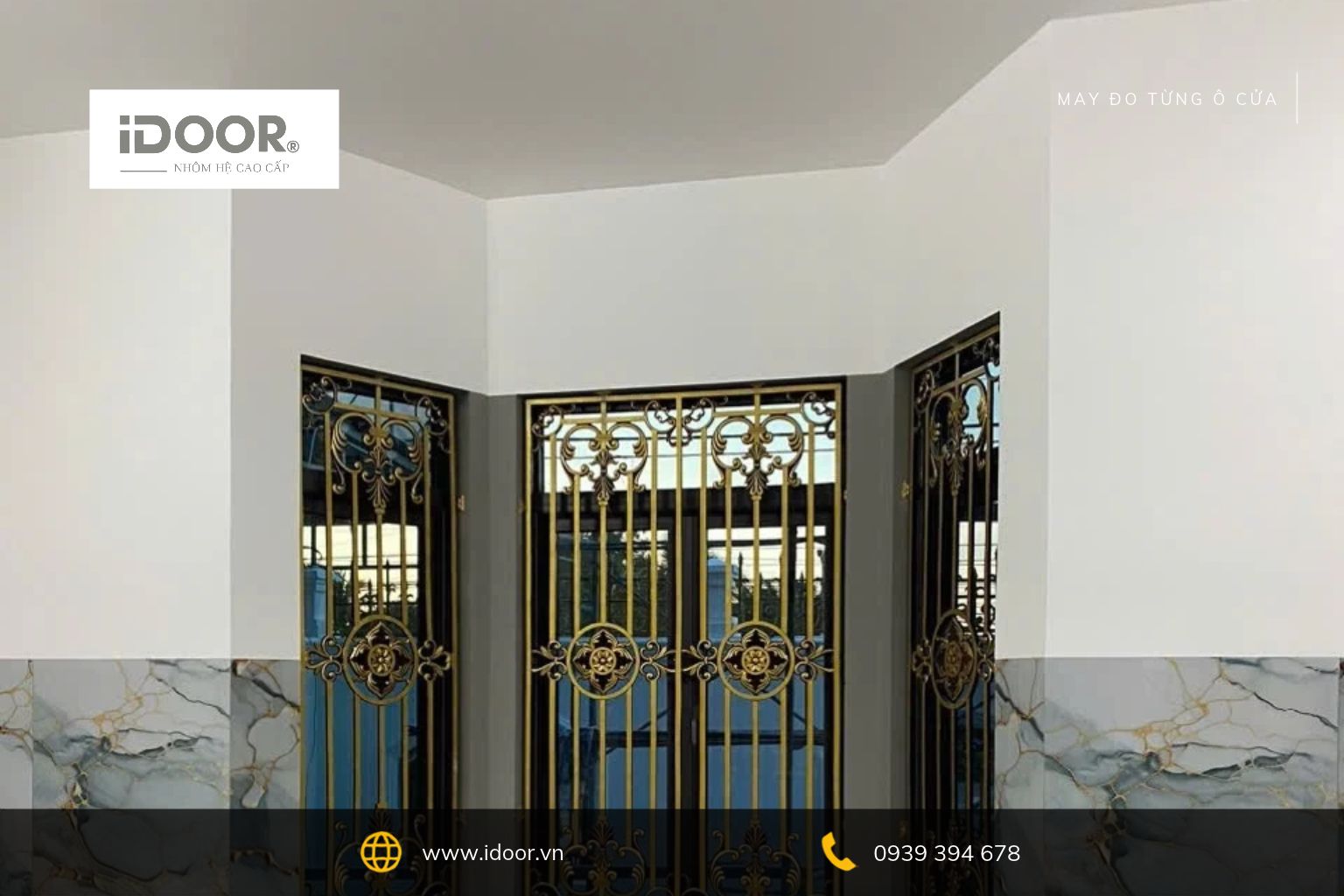 iDOOR hoàn thiện cửa nhôm Xingfa cho biệt thự anh Minh tại Vĩnh Long