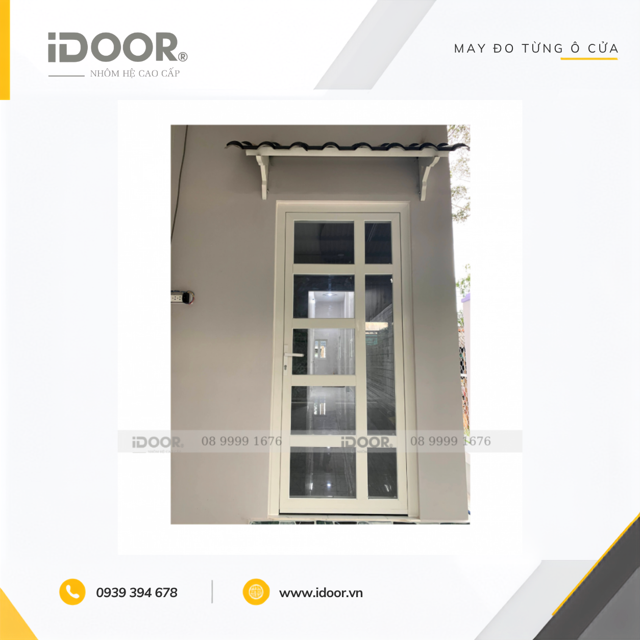 Giá cửa đi mở quay 1 cánh Xingfa hệ 55