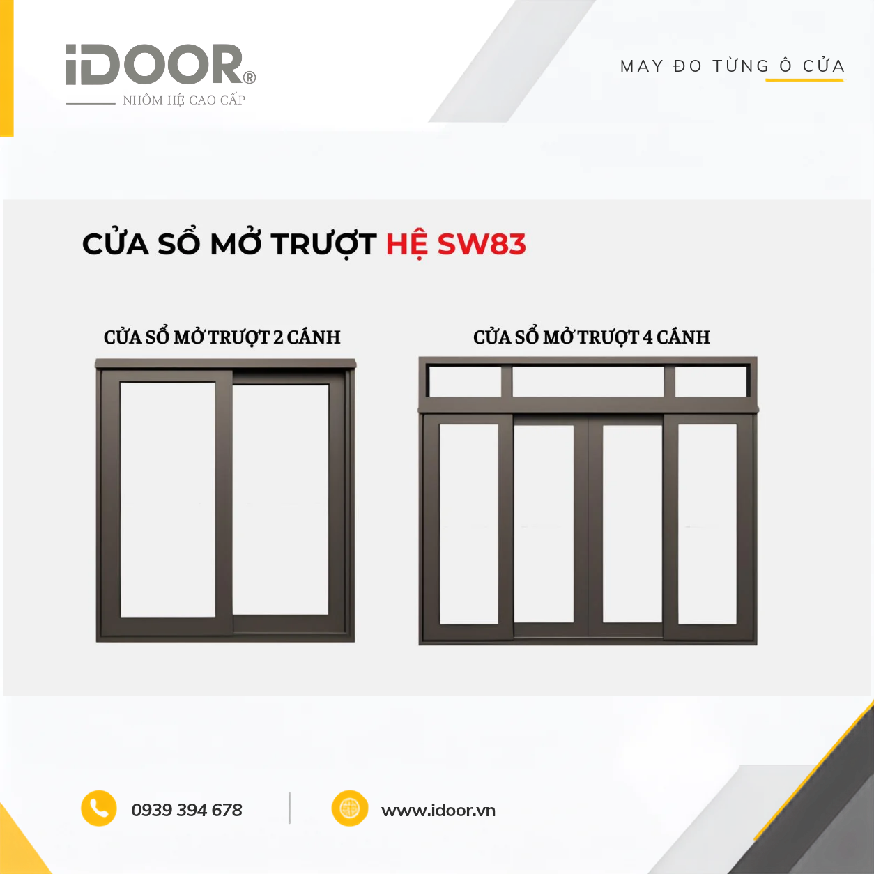 Cửa sổ mở quay và mở hất MAXPRO